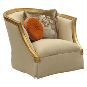 daesha-tan-flannel-antique-gold-chair-w-2-pillows-1