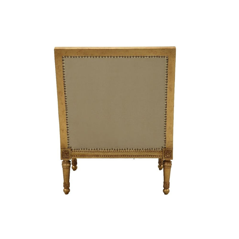 daesha-tan-flannel-antique-gold-chair-w-pillow-3