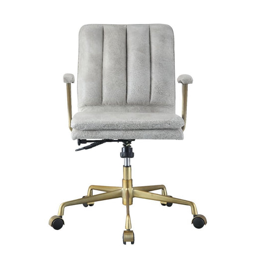 damir-vintage-white-top-grain-leather-chrome-swivel-office-chair-2