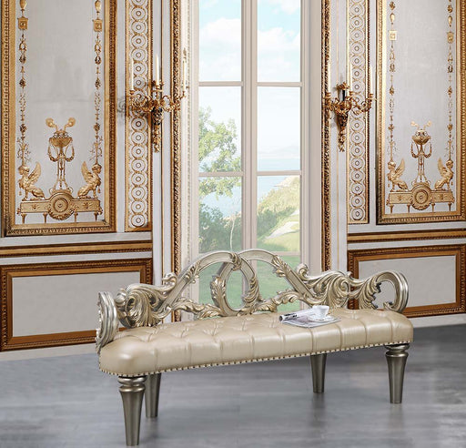 danae-leatherette-champagne-gold-bench-1