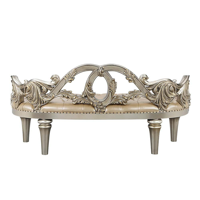 danae-leatherette-champagne-gold-bench-5