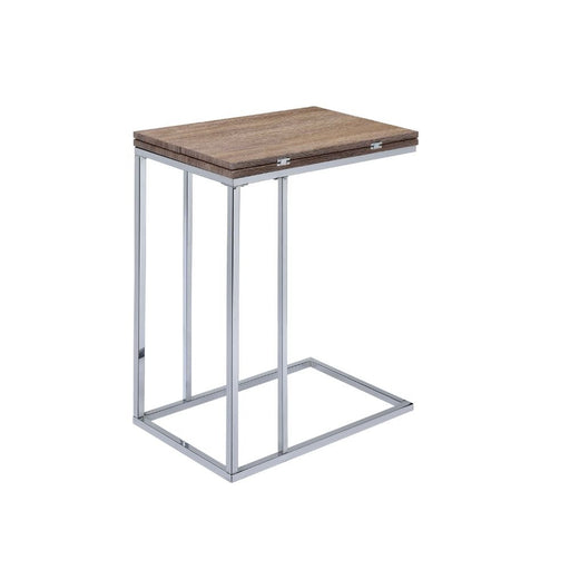 danson-weathered-oak-chrome-accent-table-1