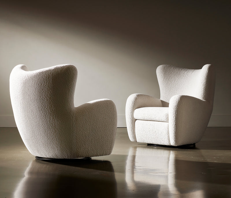 Silvi Fabric Swivel Chair