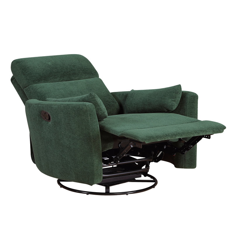 desso-green-swivel-glider-reclining-chair-7