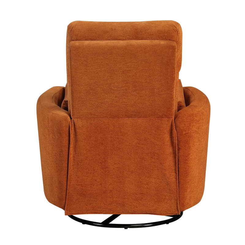 desso-orange-swivel-glider-reclining-chair-12