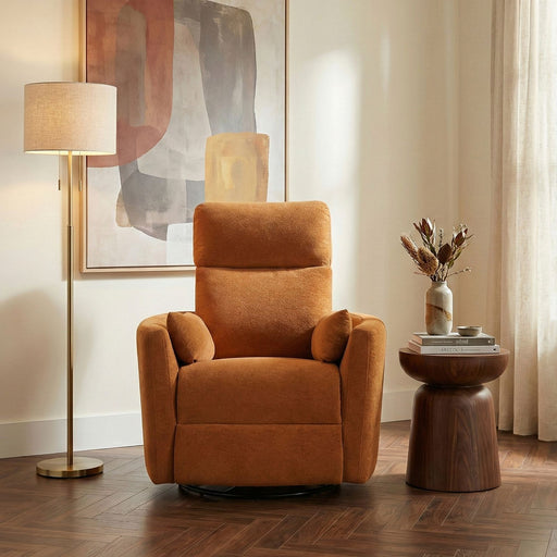 desso-orange-swivel-glider-reclining-chair-2