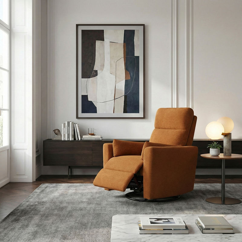 desso-orange-swivel-glider-reclining-chair-4
