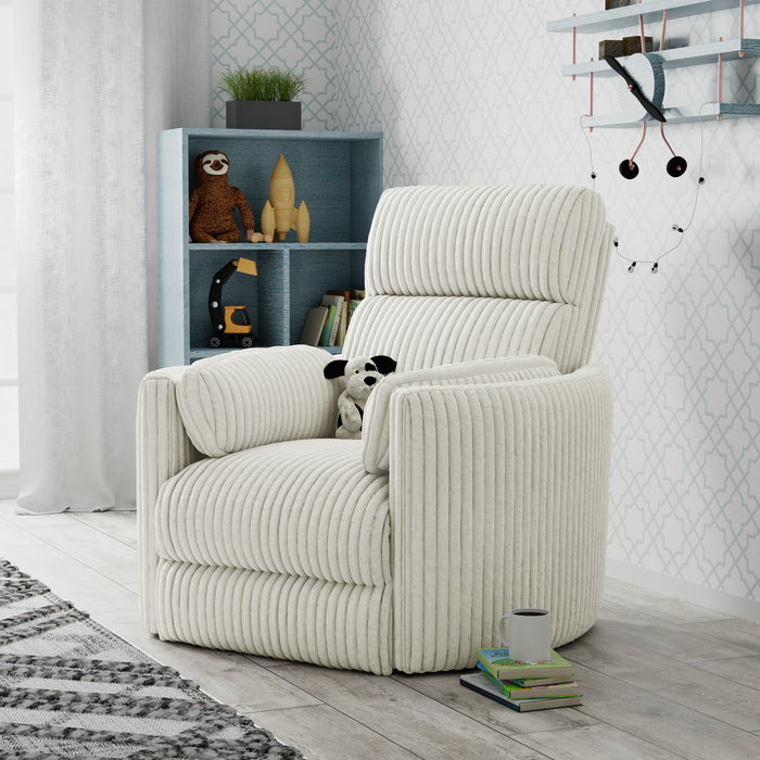 Parker Living Radius - Mega Ivory Swivel Power Glider Recliner