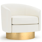 Camino Leather Swivel Chair - Furniture City (CA)l