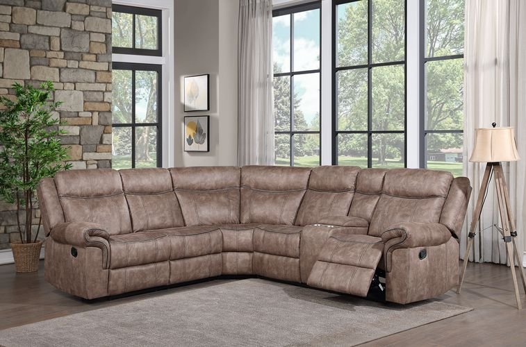 dollum-two-tone-chocolate-nubuck-motion-sectional-sofa-1