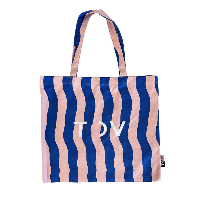 don-t-be-boring-pink-and-blue-striped-tote-bag-1