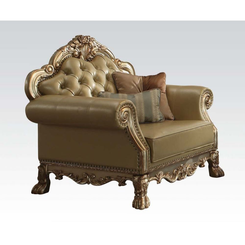 dresden-bone-leatherette-gold-patina-chair-w-2-pillows-1