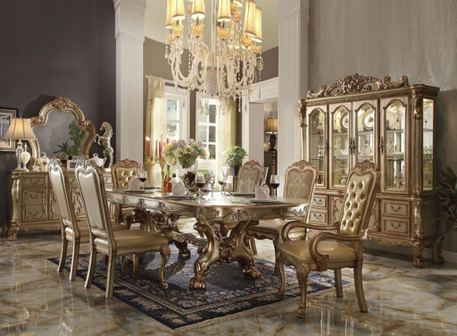 dresden-gold-patina-bone-dining-table-w-2-leaves-1