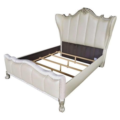 dresden-ii-pearl-white-leatherette-gold-patina-queen-bed-2