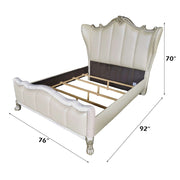 dresden-ii-pearl-white-leatherette-gold-patina-queen-bed-4