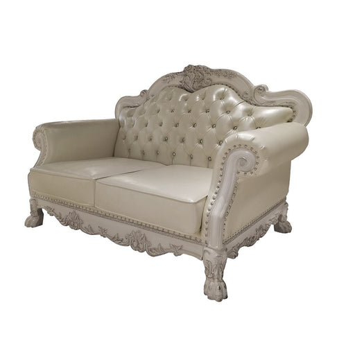 dresden-leatherette-bone-white-loveseat-w-3-pillows-1