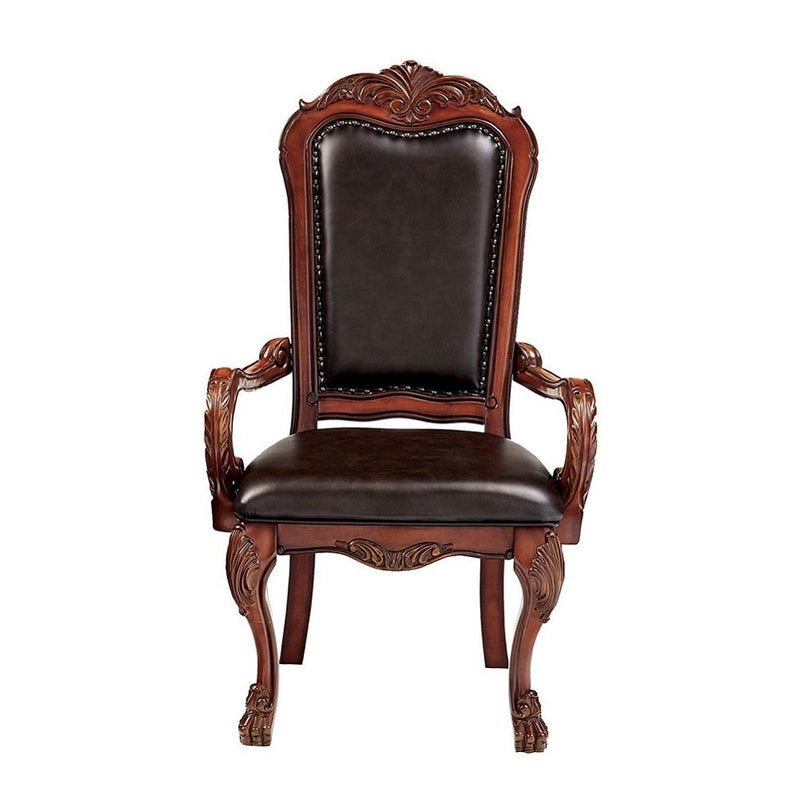 dresden-leatherette-cherry-oak-arm-chair-set-2-3