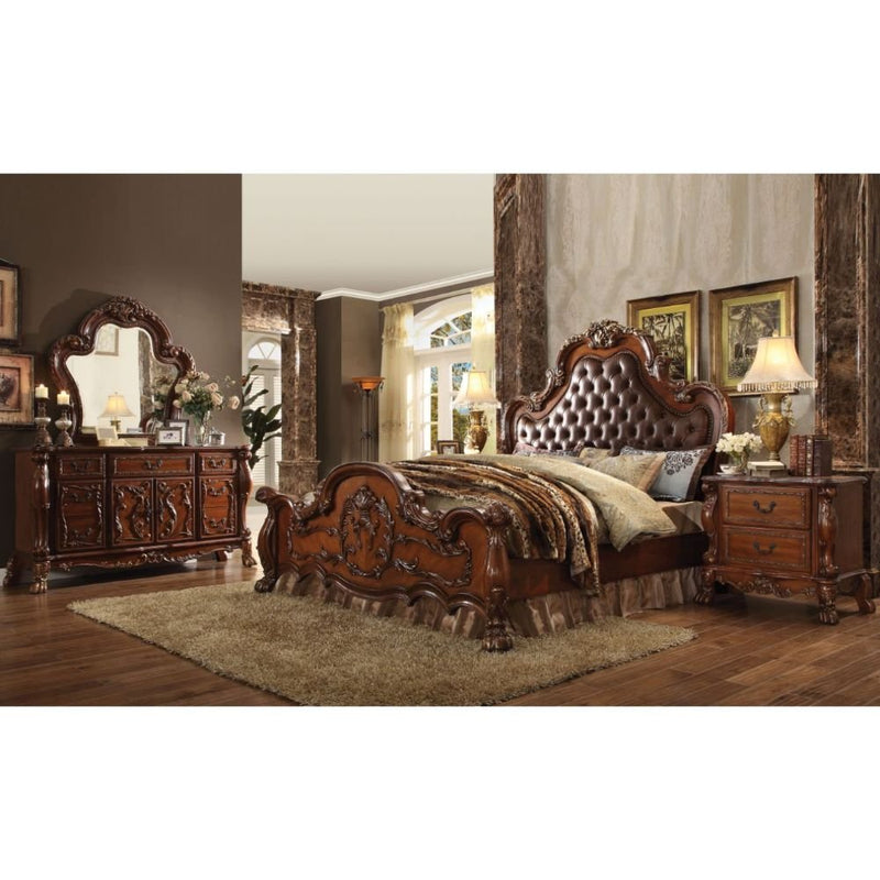 dresden-leatherette-cherry-oak-queen-bed-1