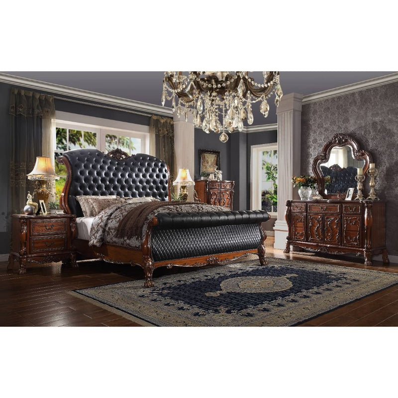 dresden-leatherette-cherry-oak-queen-bed-5