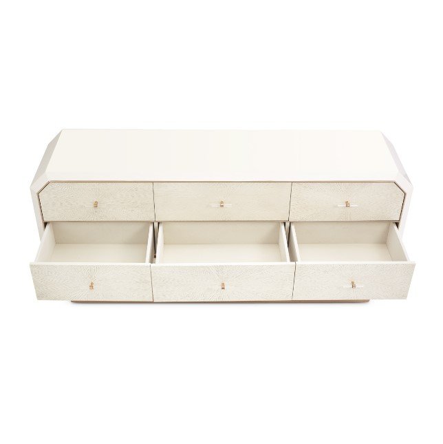 AICO La Rachelle Dresser in Medium Champagne