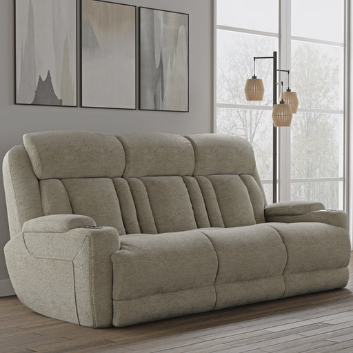 Parker Living Dalton - Lucky Fawn Power Reclining Sofa with Drop Down Table