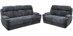 Parker Living Dalton - Lucky Charcoal Power Reclining Sofa and Loveseat