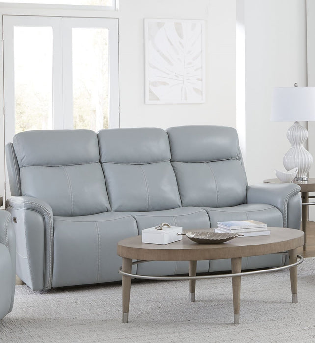 Parker Living Cascade - Seamist Grey Power Reclining Sofa Loveseat and Recliner