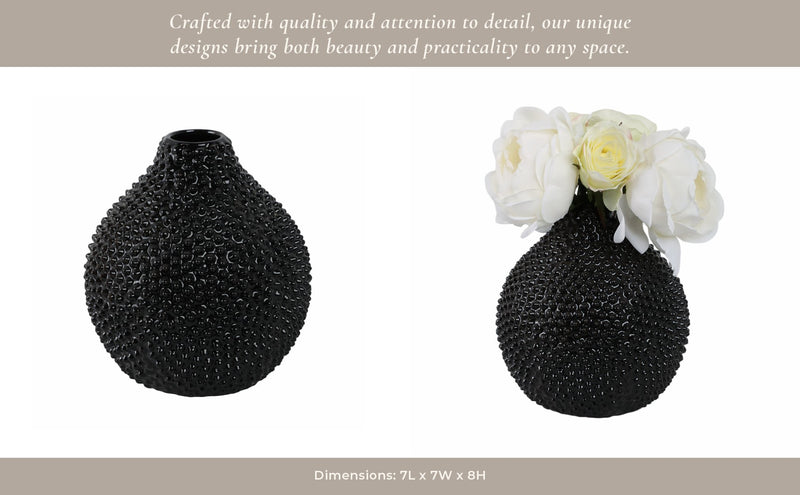ec-gloss-black-spiked-ceramic-vase-8-13
