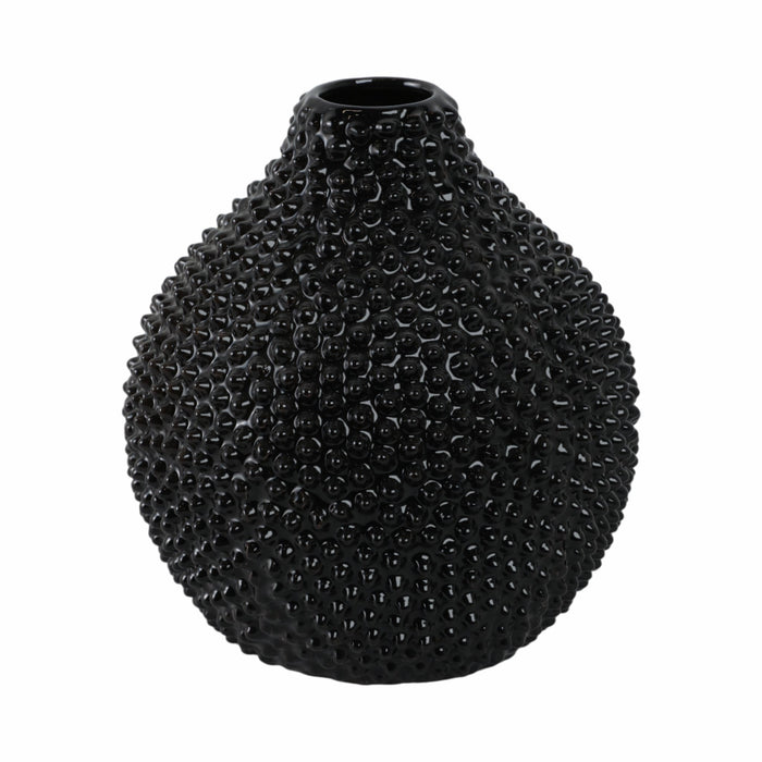 ec-gloss-black-spiked-ceramic-vase-8-1