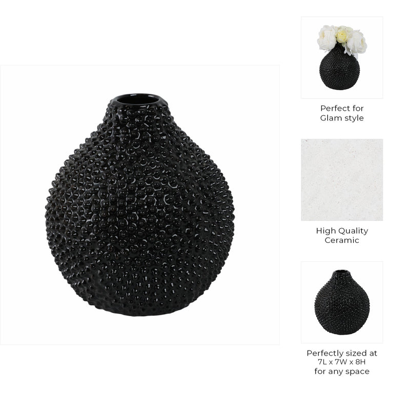 ec-gloss-black-spiked-ceramic-vase-8-9