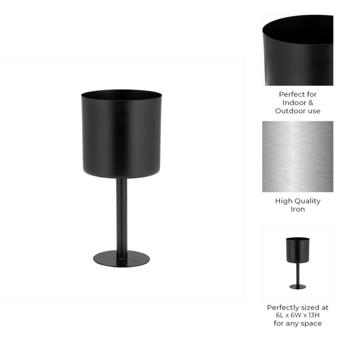 ec-metal-6-flat-round-base-planter-black-7