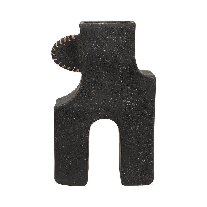 ecomix-19-h-abstract-vase-black-1