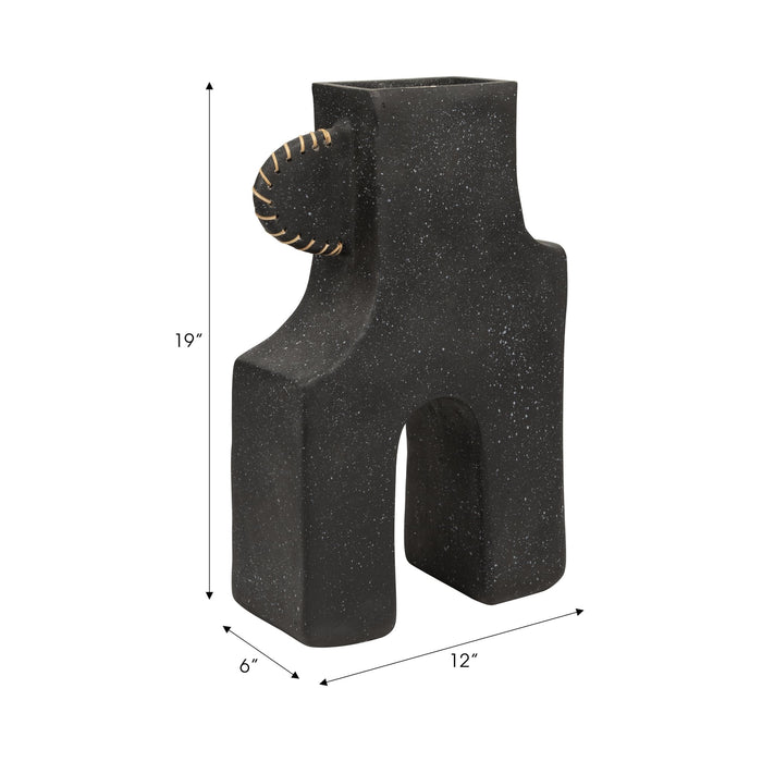 ecomix-19-h-abstract-vase-black-9