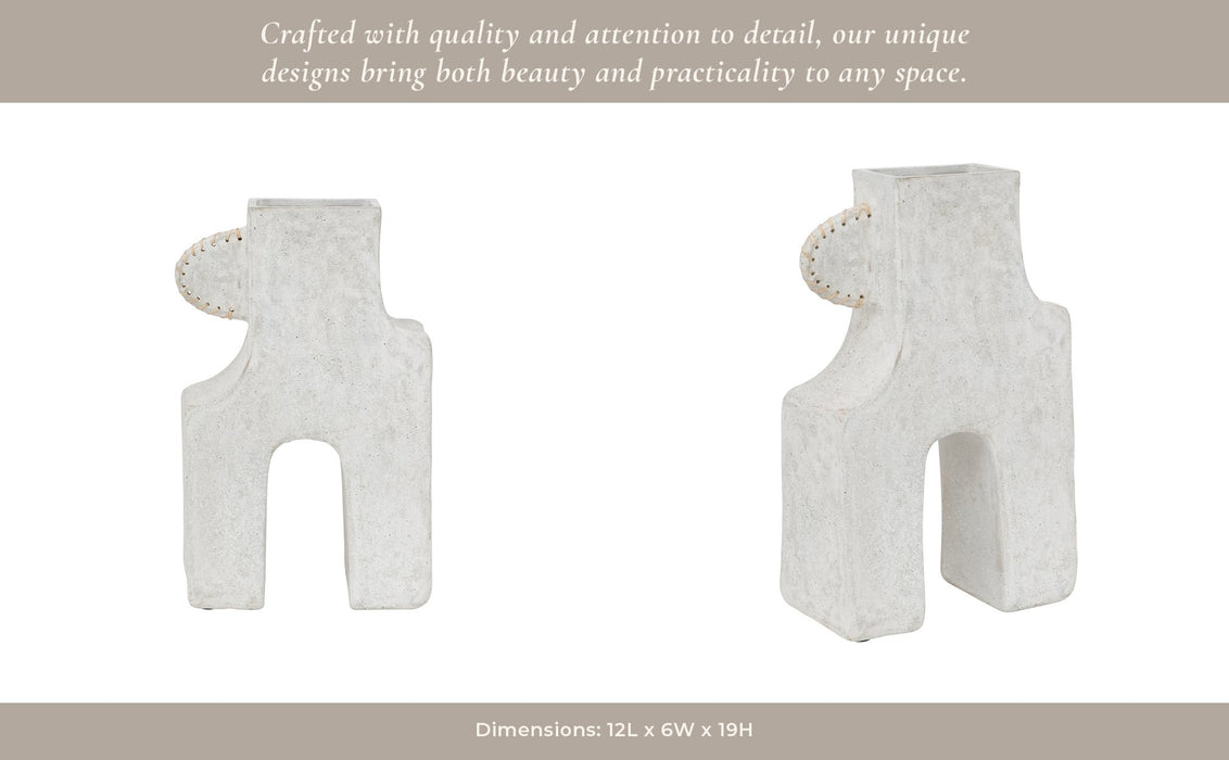 ecomix-19-h-abstract-vase-white-13