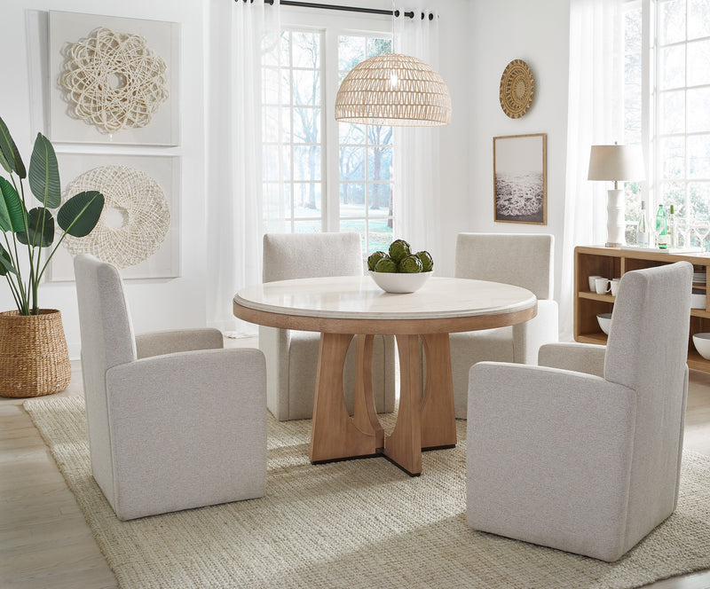 parker-house-escape-dining-54-inch-round-table-with-4-caster-chairs-1