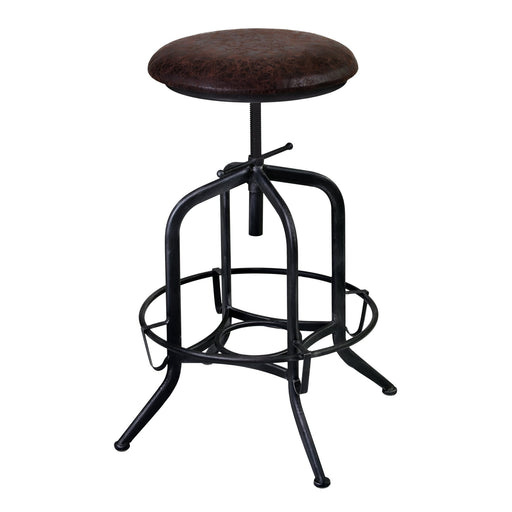 elena-adjustable-barstool-in-industrial-gray-finish-with-brown-fabric-seat-1