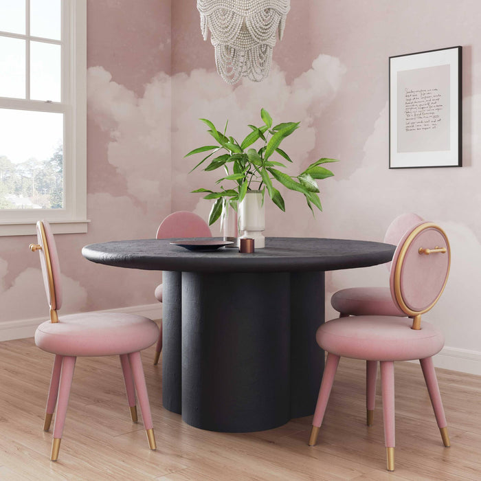 elika-black-faux-plaster-round-dining-table-2