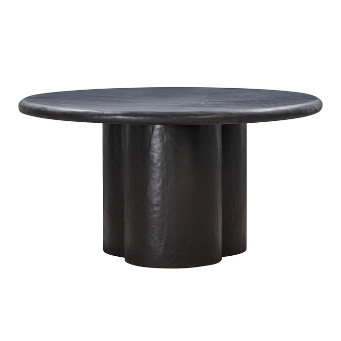 elika-black-faux-plaster-round-dining-table-3