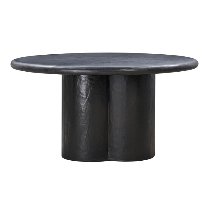 elika-black-faux-plaster-round-dining-table-4
