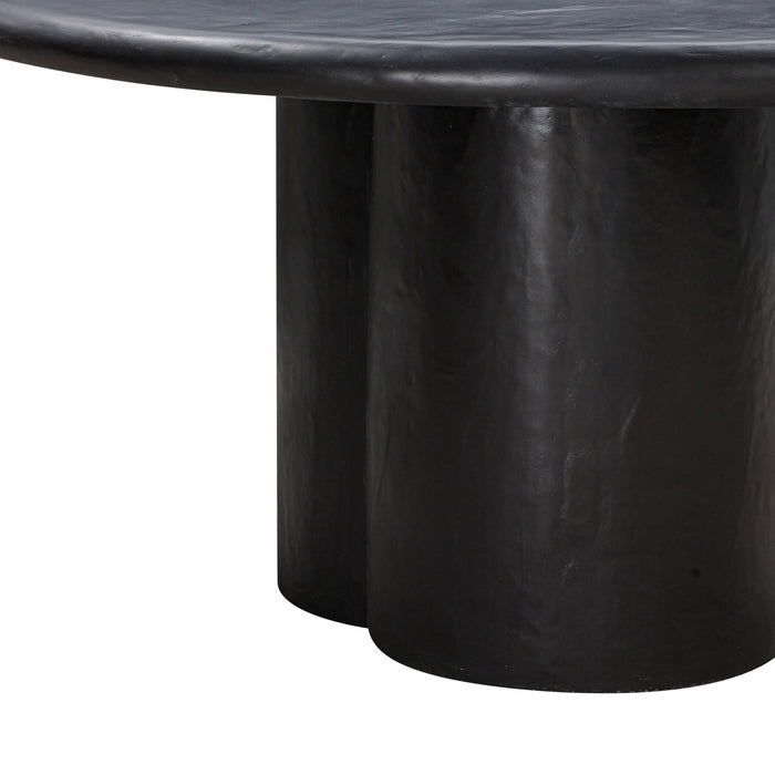 elika-black-faux-plaster-round-dining-table-5