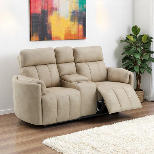 elison-dark-beige-polished-microfiber-motion-loveseat-w-console-1