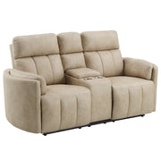 elison-dark-beige-polished-microfiber-motion-loveseat-w-console-2