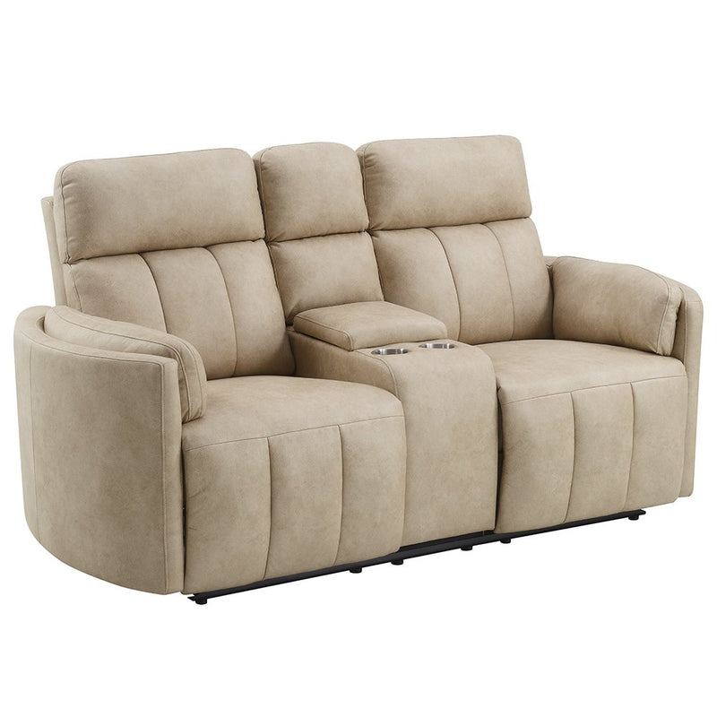 elison-dark-beige-polished-microfiber-motion-loveseat-w-console-2