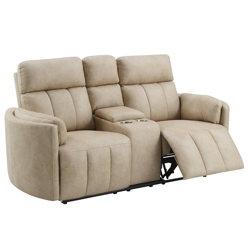 elison-dark-beige-polished-microfiber-motion-loveseat-w-console-4