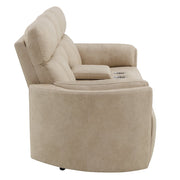 elison-dark-beige-polished-microfiber-motion-loveseat-w-console-5