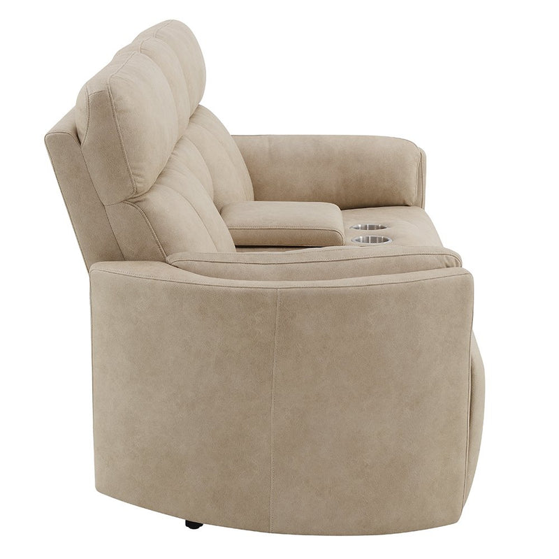 elison-dark-beige-polished-microfiber-motion-loveseat-w-console-5