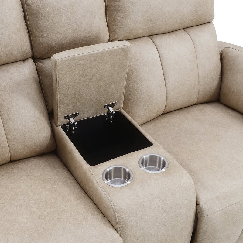 elison-dark-beige-polished-microfiber-motion-loveseat-w-console-7