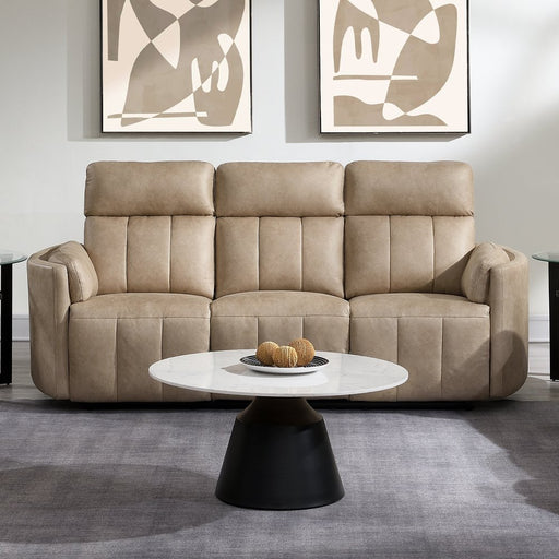 elison-dark-beige-polished-microfiber-motion-sofa-1