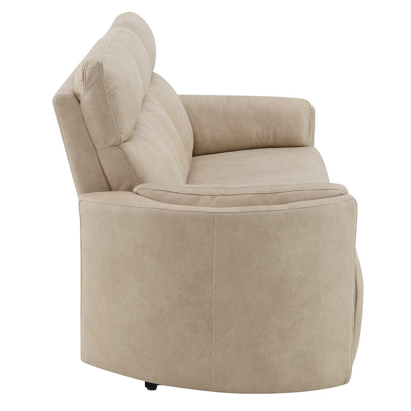 elison-dark-beige-polished-microfiber-motion-sofa-4