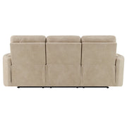 elison-dark-beige-polished-microfiber-motion-sofa-6